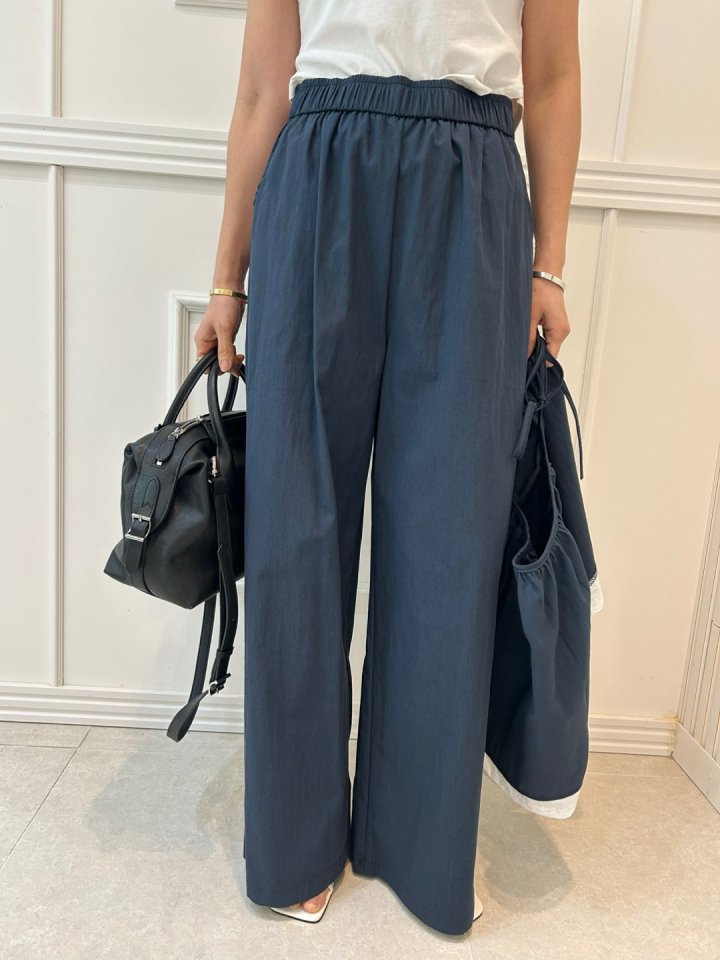 Pearls room - Korean Women Fashion - #thatsdarling - Wrap Lace Slacks - 5