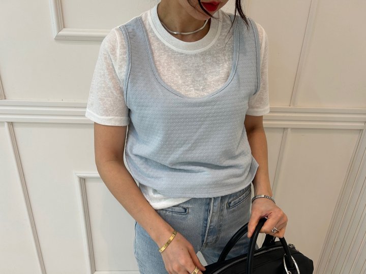 Pearls room - Korean Women Fashion - #thelittlethings - Baby Tee - 7