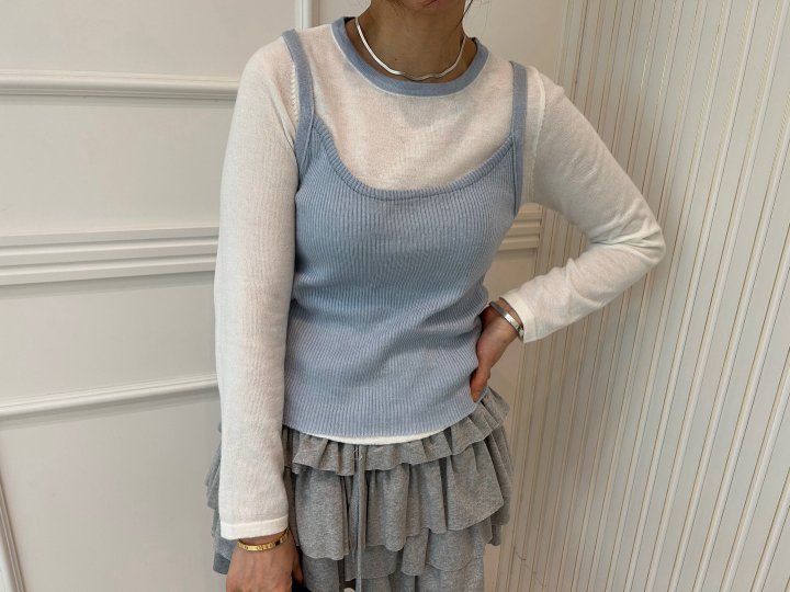 Pearls room - Korean Women Fashion - #thelittlethings - Raglan Knit Set - 5