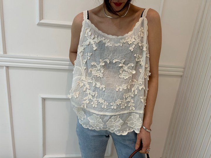 Pearls room - Korean Women Fashion - #thelittlethings - Lovely Sleeveless Top - 5