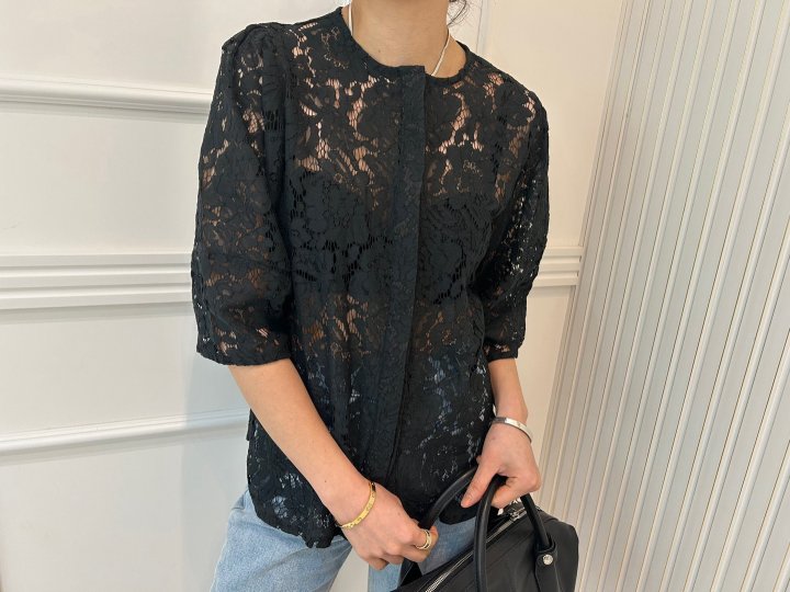 Pearls room - Korean Women Fashion - #thelittlethings - Lace Blouse - 3