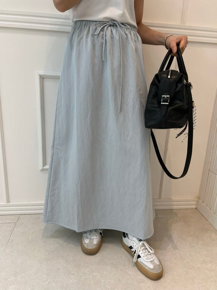 Pearls room - Korean Women Fashion - #vintageinspired - Natural Skirt - 3