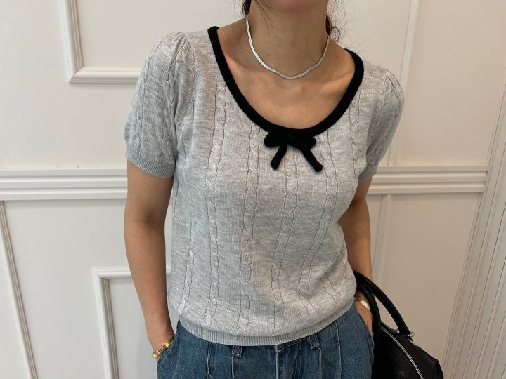 Pearls room - Korean Women Fashion - #vintagekidsstyle - Ribbon Knit - 10