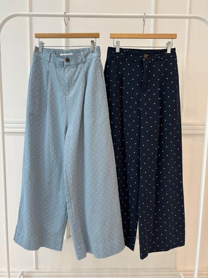 Pearls room - Korean Women Fashion - #womensfashion - Dot Pants - 11