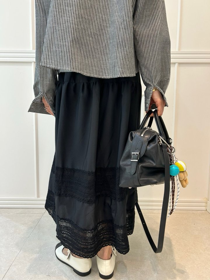 Pearls room - Korean Women Fashion - #womensfashion - Lace Skirt - 10