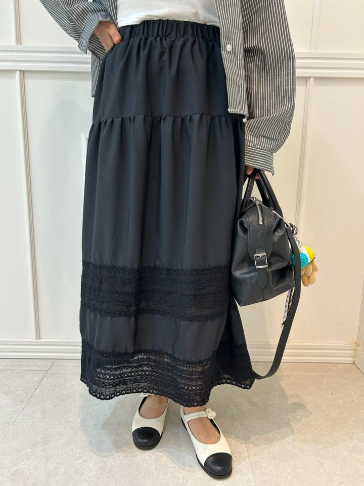 Pearls room - Korean Women Fashion - #womensfashion - Lace Skirt - 6