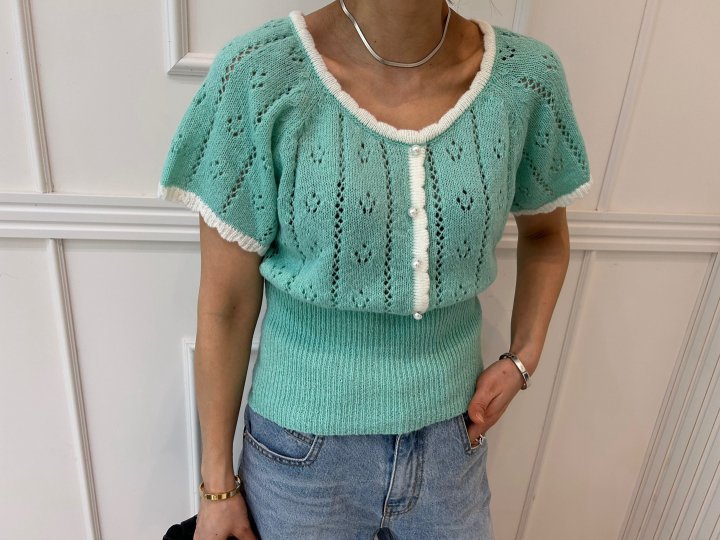 Pearls room - Korean Women Fashion - #womensfashion - Pearl Knit - 7