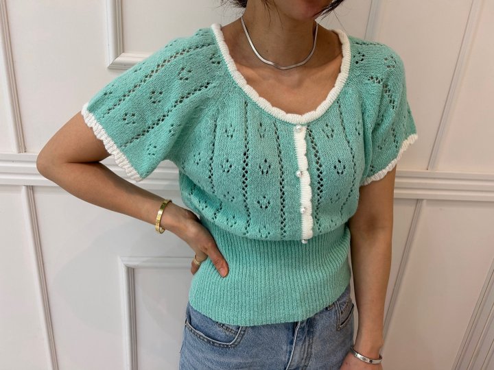 Pearls room - Korean Women Fashion - #womensfashion - Pearl Knit - 9