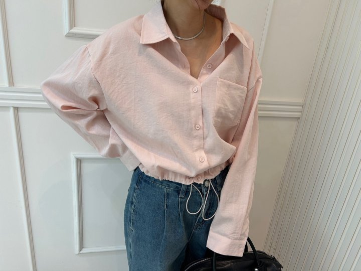 Pearls room - Korean Women Fashion - #womensfashion - String Shirt - 9