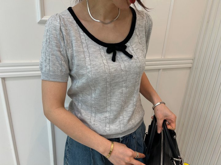 Pearls room - Korean Women Fashion - #womensfashion - Ribbon Knit - 8