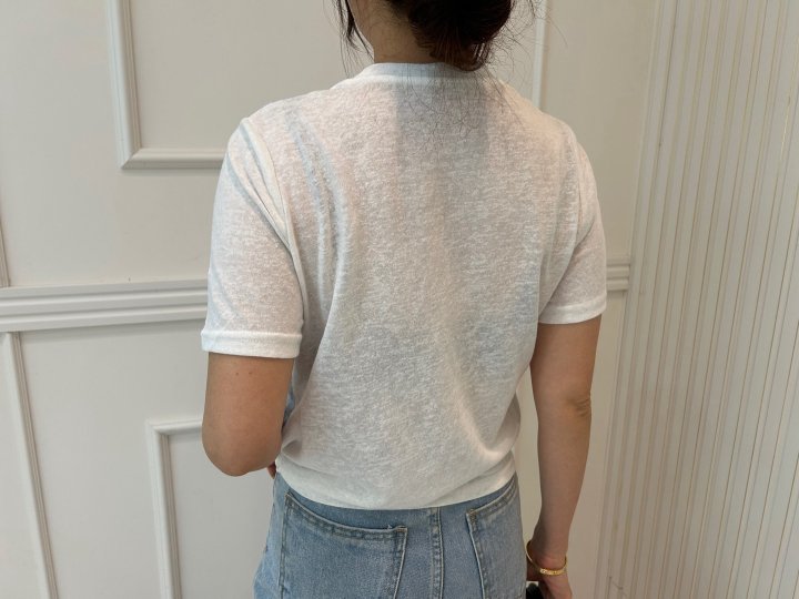 Pearls room - Korean Women Fashion - #womensfashion - Baby Tee - 9