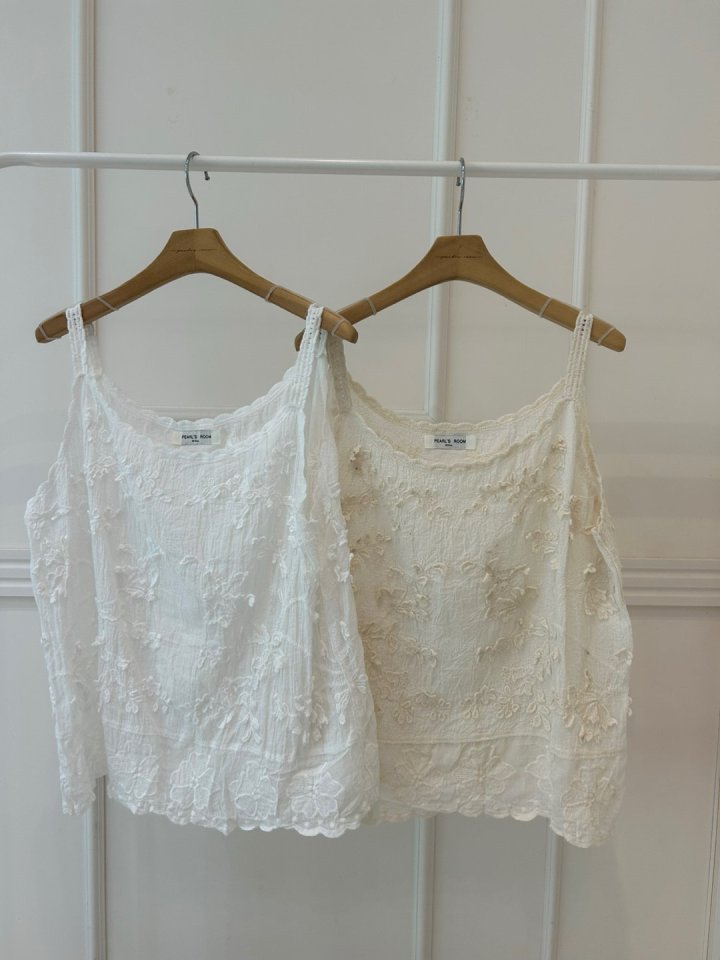 Pearls room - Korean Women Fashion - #womensfashion - Lovely Sleeveless Top - 9