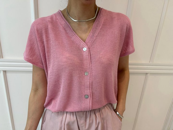 Pearls room - Korean Women Fashion - #womensfashion - Lace Tee with Scarf - 3