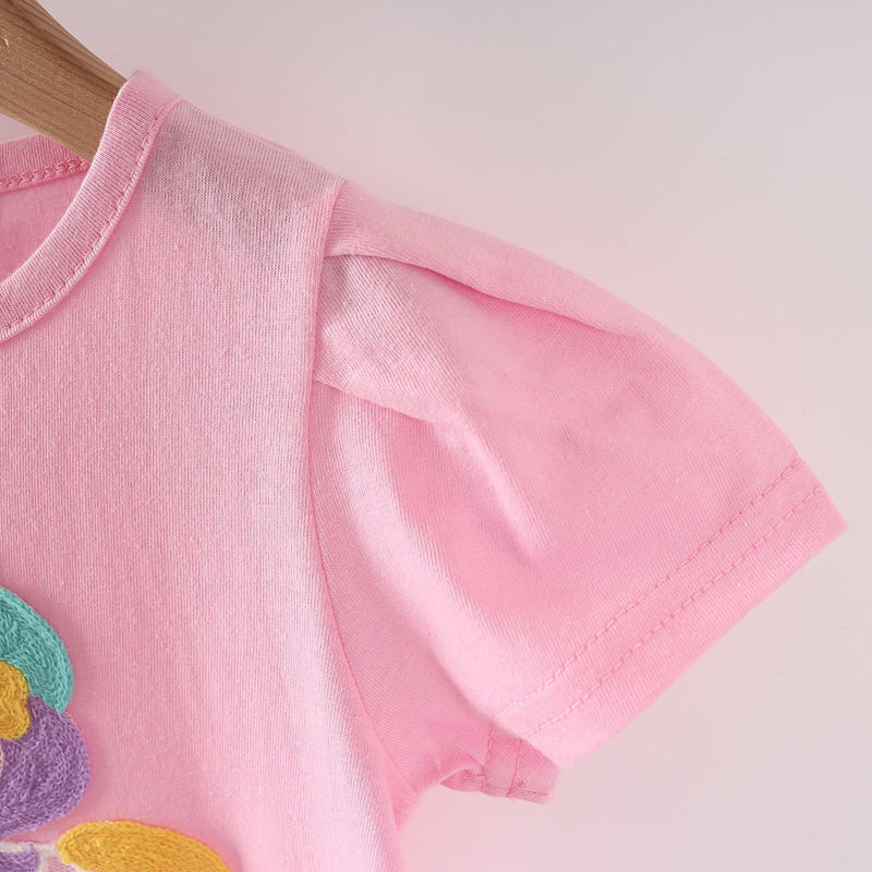 Pepper Mint - Korean Children Fashion - #Kfashion4kids - Unicorn Short Sleeve One-piece - 9