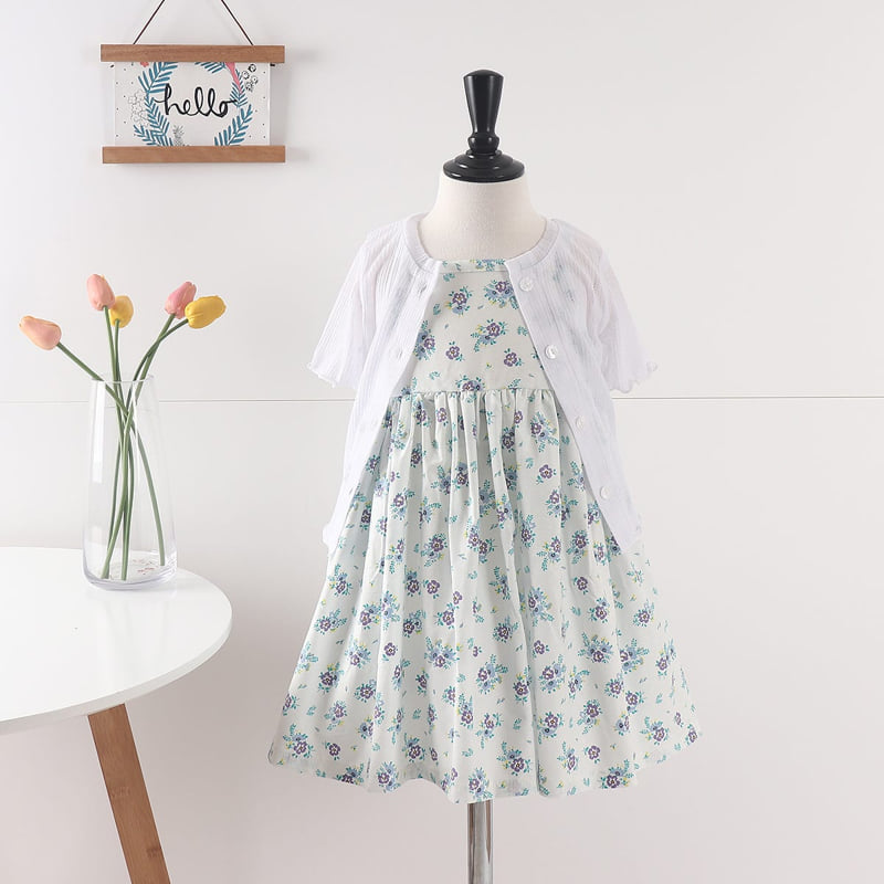 Pepper Mint - Korean Children Fashion - #childofig - Lily String One-piece - 7