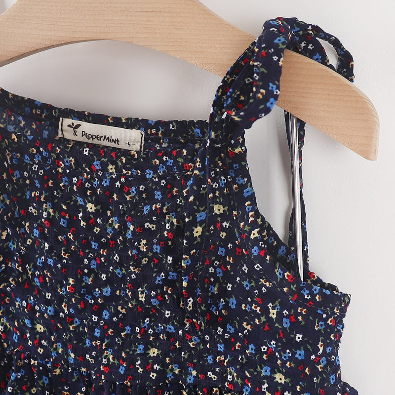 Pepper Mint - Korean Children Fashion - #childrensboutique - String Top Bottom Set - 9