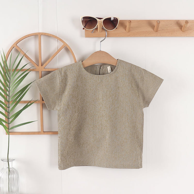 Pepper Mint - Korean Children Fashion - #designkidswear - Chamber Top Bottom Set - 6