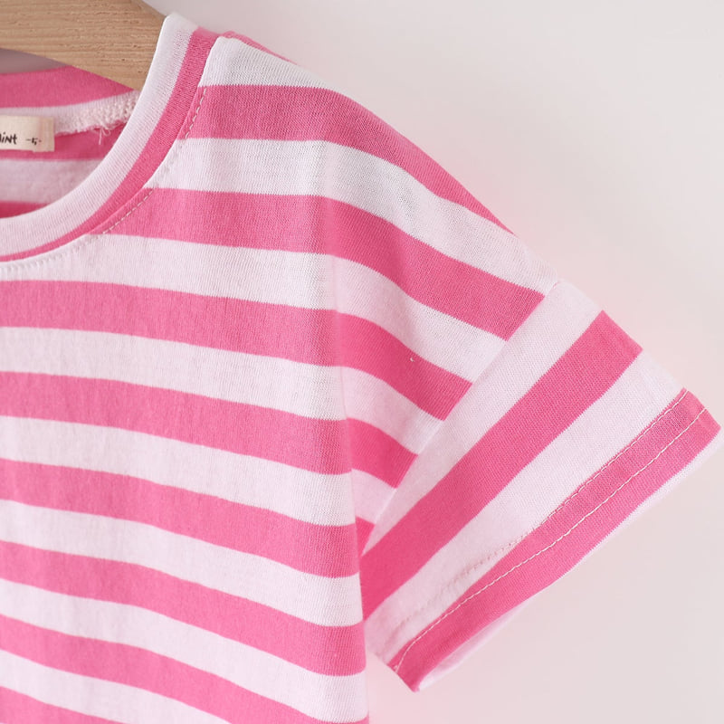 Pepper Mint - Korean Children Fashion - #designkidswear - Stripe Tee - 4