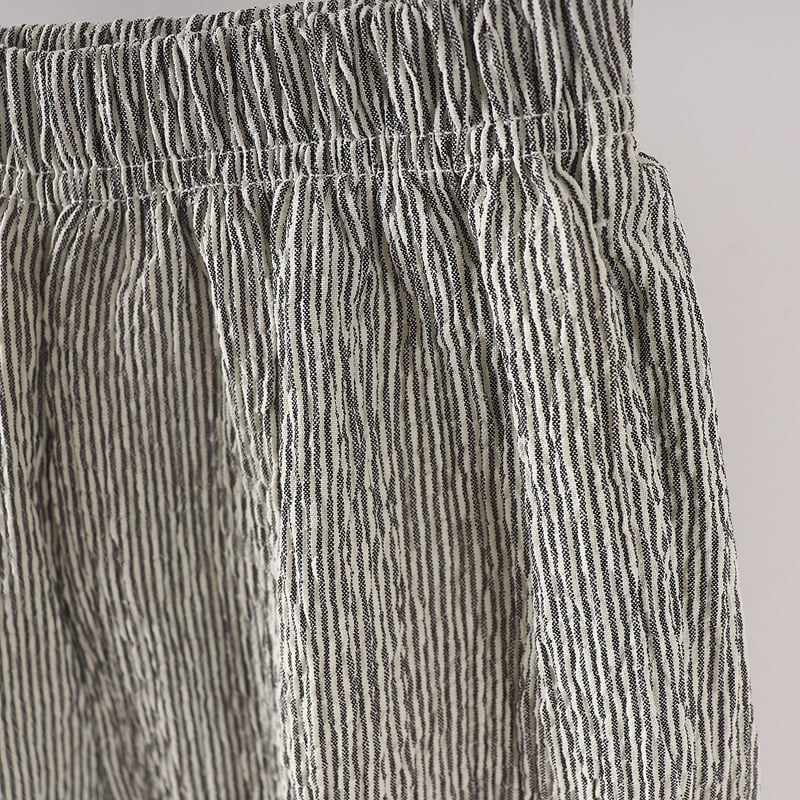 Pepper Mint - Korean Children Fashion - #kidsshorts - Stripe Pants - 4