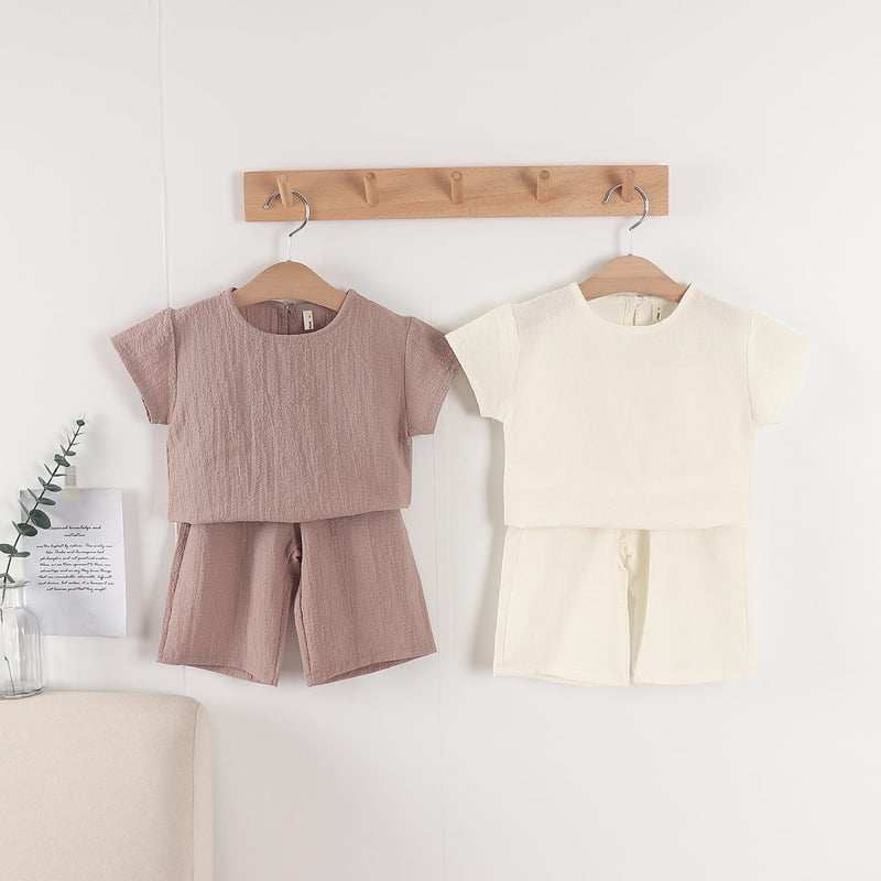 Pepper Mint - Korean Children Fashion - #kidsstore - Soft Top Bottom Set