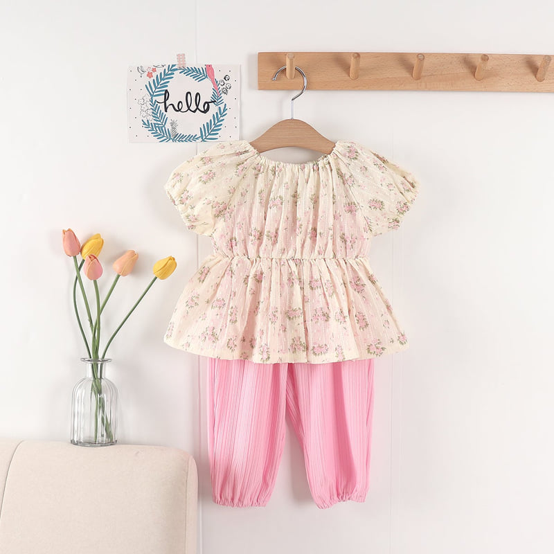 Pepper Mint - Korean Children Fashion - #kidsstore - Rib Wide Pants - 3