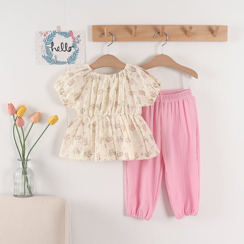 Pepper Mint - Korean Children Fashion - #kidsstore - Rib Wide Pants - 4