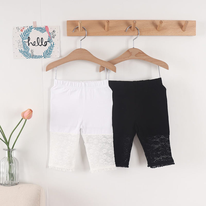Pepper Mint - Korean Children Fashion - #kidzfashiontrend - Half Lace Tights