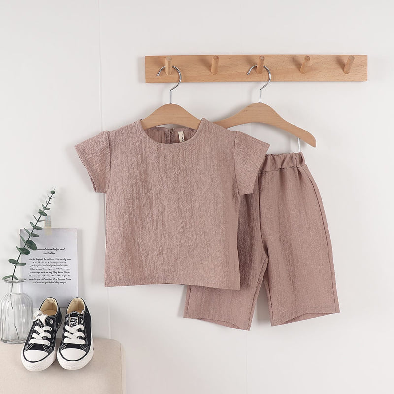 Pepper Mint - Korean Children Fashion - #Kfashion4kids - Soft Top Bottom Set - 4
