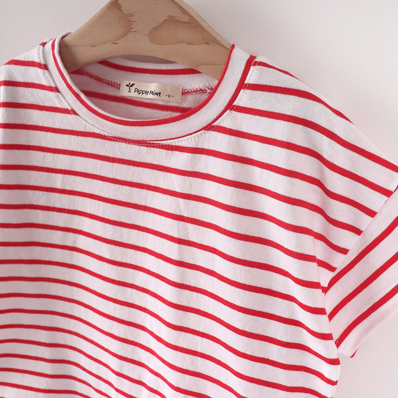 Pepper Mint - Korean Children Fashion - #littlefashionista - Stripe Tee - 10