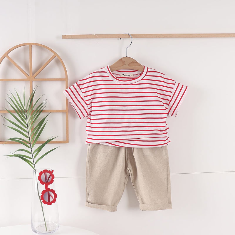 Pepper Mint - Korean Children Fashion - #magicofchildhood - Stripe Tee - 11
