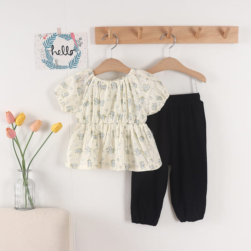 Pepper Mint - Korean Children Fashion - #minifashionista - Rib Wide Pants - 8