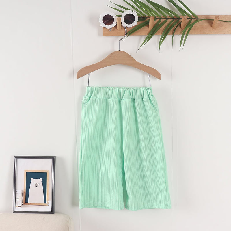 Pepper Mint - Korean Children Fashion - #prettylittlegirls - Stripe Top Bottom Set - 6