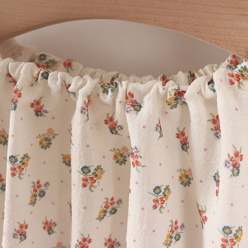 Pepper Mint - Korean Children Fashion - #prettylittlegirls - Flower Pants Top Bottom Set - 5