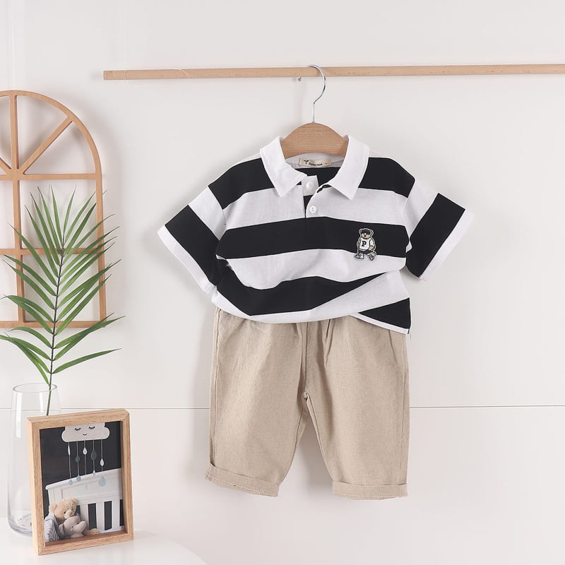 Pepper Mint - Korean Children Fashion - #prettylittlegirls - Caravan Short Sleeve Tee - 6