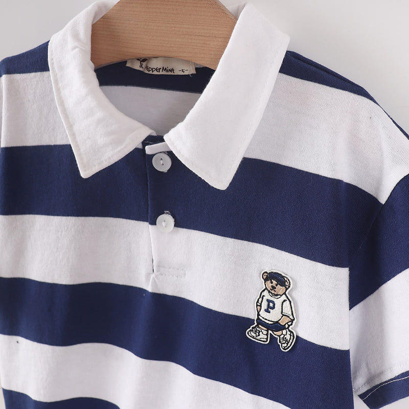 Pepper Mint - Korean Children Fashion - #stylishchildhood - Caravan Short Sleeve Tee - 9