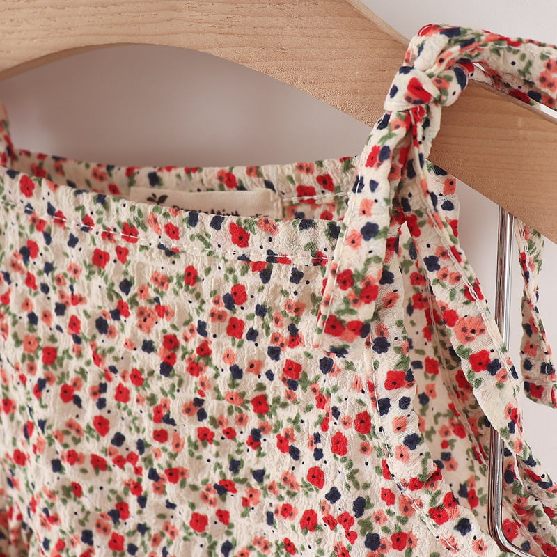 Pepper Mint - Korean Children Fashion - #todddlerfashion - String Top Bottom Set - 5