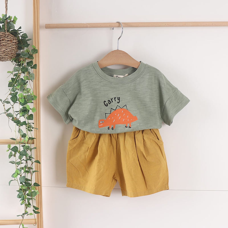 Pepper Mint - Korean Children Fashion - #todddlerfashion - Stego Tee - 10