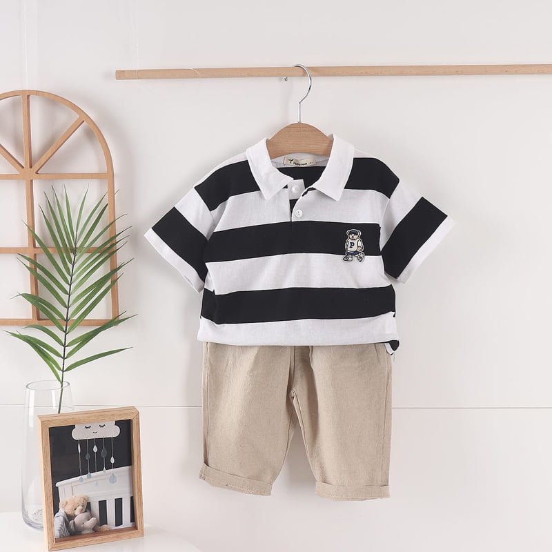 Pepper Mint - Korean Children Fashion - #todddlerfashion - Caravan Short Sleeve Tee - 7