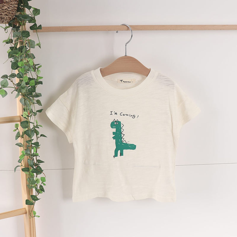 Pepper Mint - Korean Children Fashion - #toddlerclothing - Tyrano Tee - 7