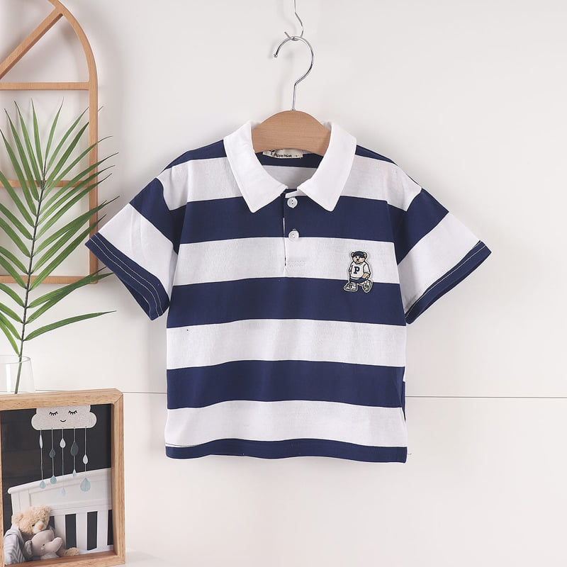 Pepper Mint - Korean Children Fashion - #toddlerclothing - Caravan Short Sleeve Tee - 8
