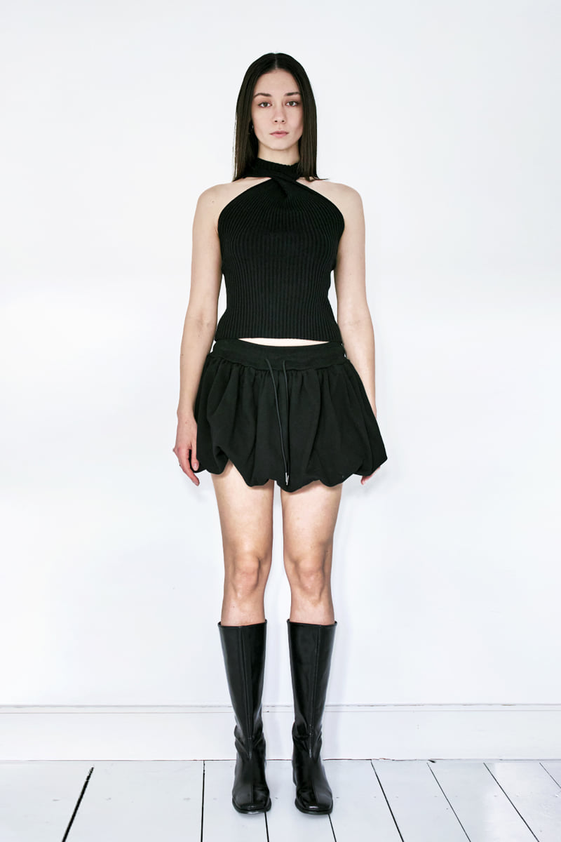 Project Wave - Korean Women Fashion - #momslook - Sweat Balloon Skirt