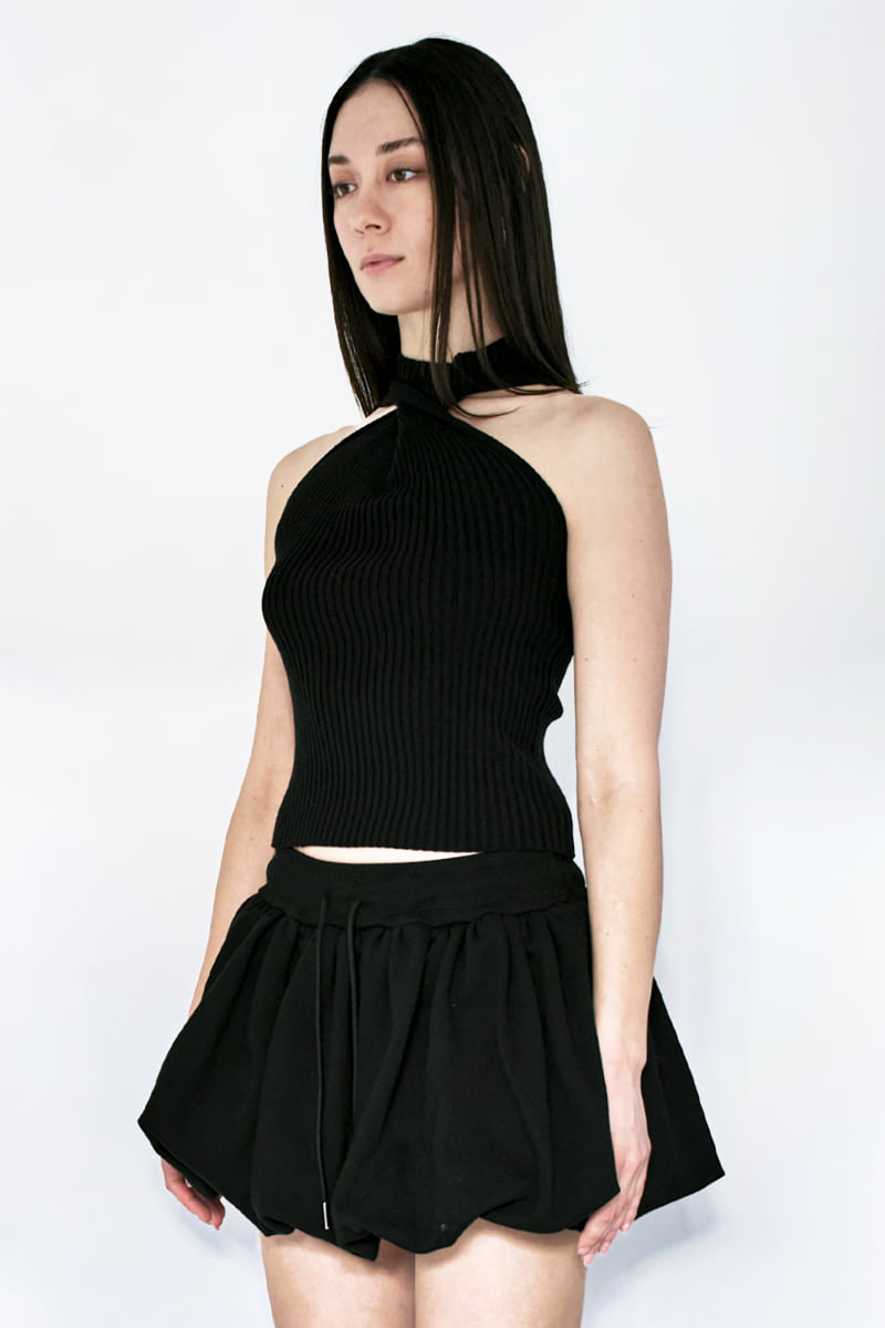 Project Wave - Korean Women Fashion - #momslook - Sweat Balloon Skirt - 2