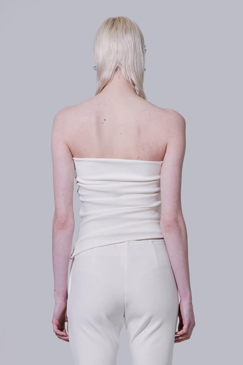 Project Wave - Korean Women Fashion - #pursuepretty - Indi Shirring Sleeveless Top - 10
