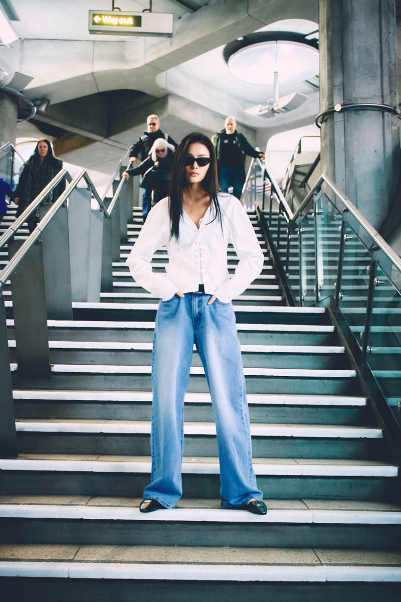Project Wave - Korean Women Fashion - #restrostyle - Koi Eyelet Shirts - 2