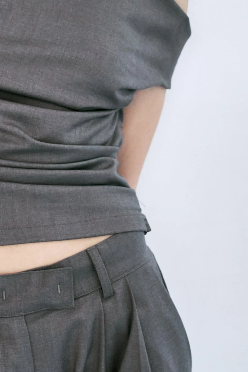Project Wave - Korean Women Fashion - #vintageinspired - Mare Wide Trouser - 6