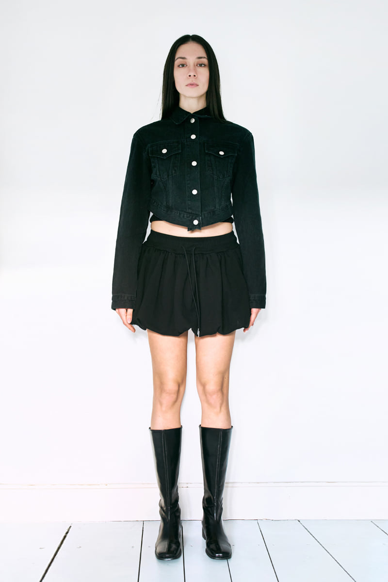 Project Wave - Korean Women Fashion - #womensfashion - Sweat Balloon Skirt - 4