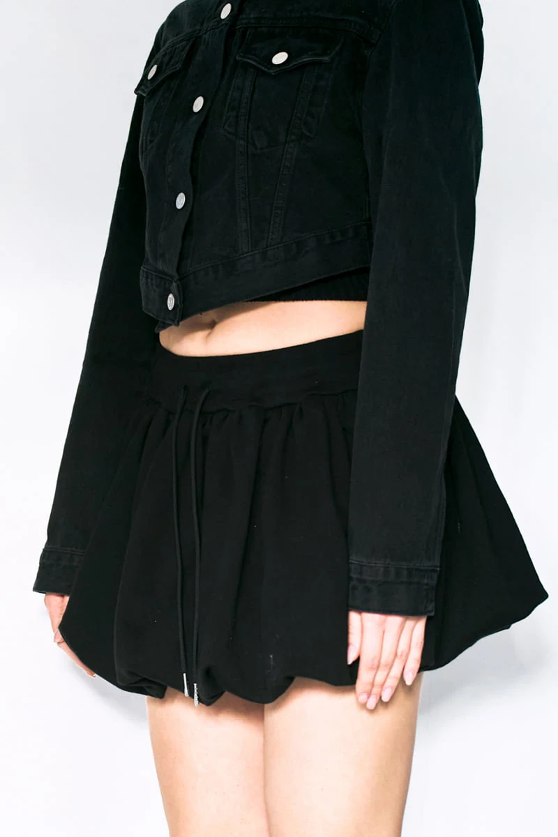 Project Wave - Korean Women Fashion - #vintagekidsstyle - Sweat Balloon Skirt - 5