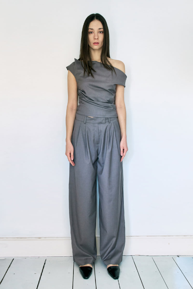 Project Wave - Korean Women Fashion - #womensfashion - Mare Wide Trouser - 5