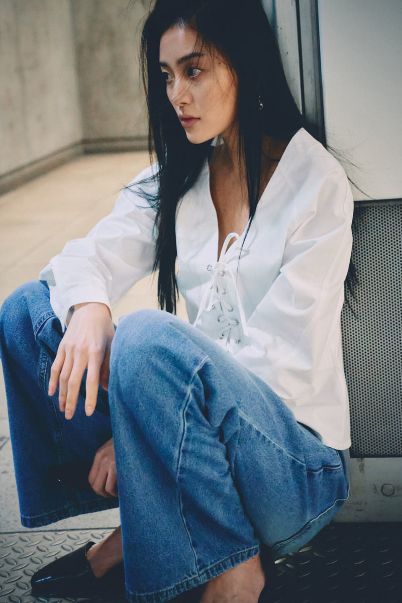 Project Wave - Korean Women Fashion - #womensfashion - Koi Eyelet Shirts - 8