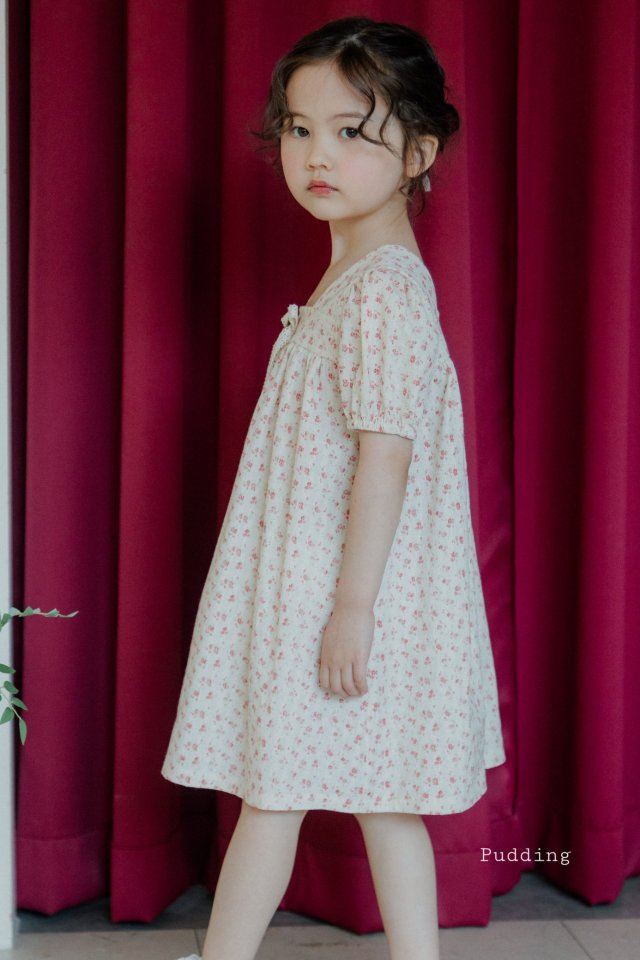Pudding - Korean Children Fashion - #Kfashion4kids - Flower One-piece - 6